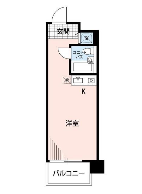 マイナビSTAYパレス旗の台(ワンルーム/8階)の間取り写真
