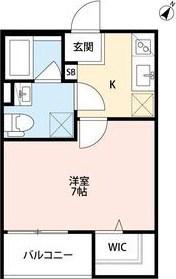 コンパルサ次屋(1K/1階)の間取り写真
