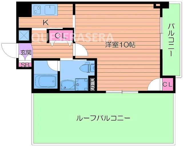 デイグラン鶴見(ワンルーム/8階)の間取り写真