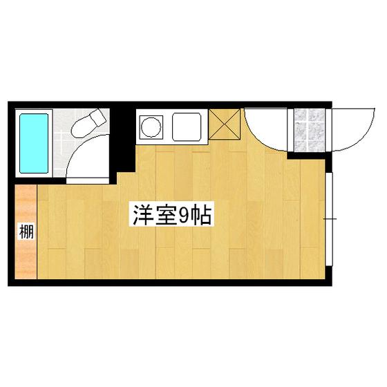 サンコーポ塩浜(ワンルーム/2階)の間取り写真