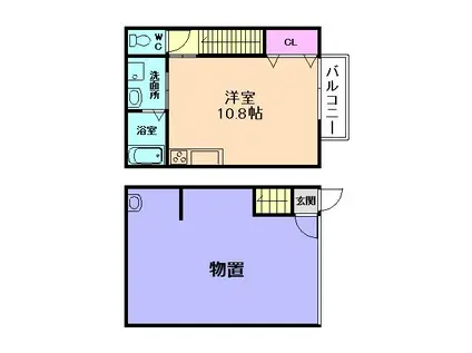 GAZZELE STYLE(ワンルーム/1階)の間取り写真