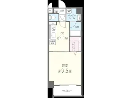 Y Z LUCAO(1DK/1階)の間取り写真