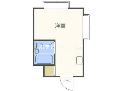 昭和グランドハイツ花園(ワンルーム/3階)の間取り写真