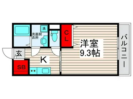 EXCELSIS(1K/2階)の間取り写真
