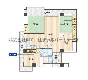 グランドシャルマン(4LDK/7階)の間取り写真