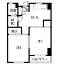 マルエイビル(2K/2階)の間取り写真