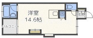 匠空KYOMACHIBORI(ワンルーム/5階)の間取り写真