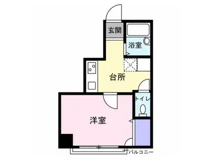 ハウス和興(1K/1階)の間取り写真