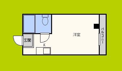 ベストレジデンスあびこ(ワンルーム/2階)の間取り写真