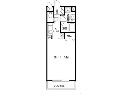 コージーコート桜井(1K/3階)の間取り写真