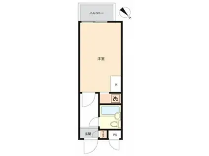 トップ成増(ワンルーム/2階)の間取り写真