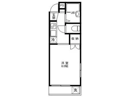 上石神井1丁目アパート(1K/2階)の間取り写真