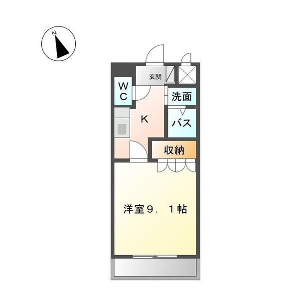 わかやま電鉄貴志川線 日前宮駅 徒歩27分 2階建 築18年(1K/1階)の間取り写真