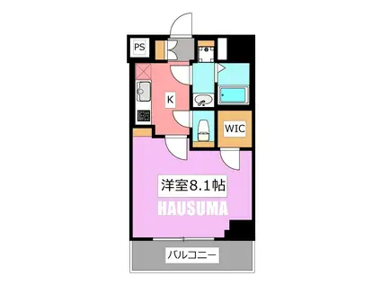 ランドスクエア板橋(1K/3階)の間取り写真