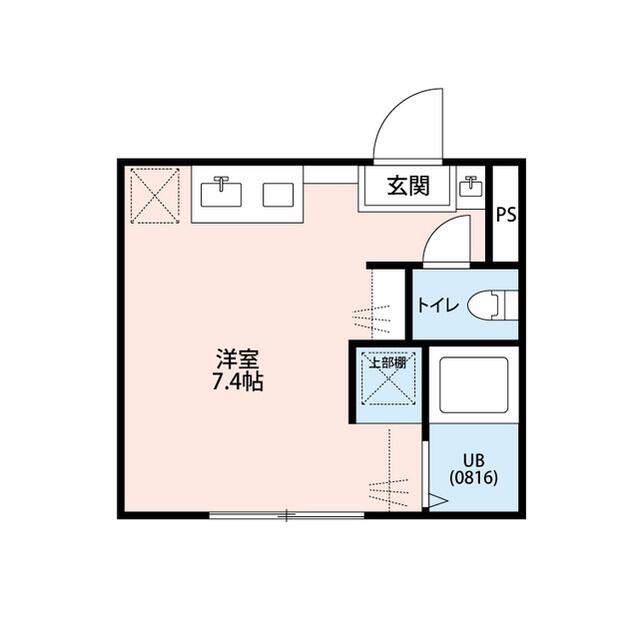 アムール板橋中台(ワンルーム/3階)の間取り写真