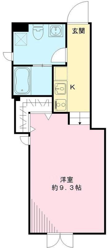 LAPIS COURT YOTSUYA(1K/1階)の間取り写真