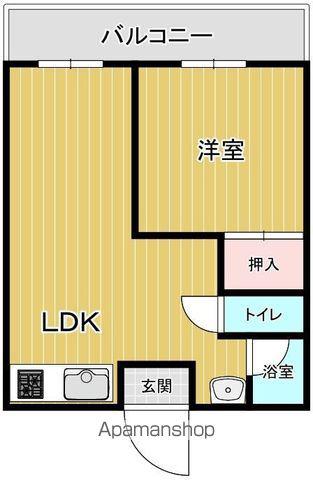 メモワールII(1LDK/2階)の間取り写真