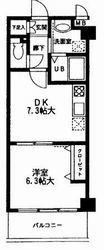 FORTRESS南長崎(1DK/1階)の間取り写真