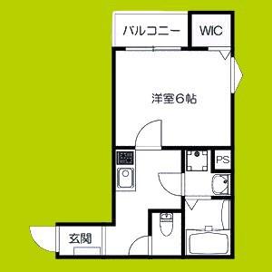 REGIES八尾駅前(1K/3階)の間取り写真
