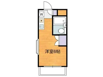 京王井の頭線 三鷹台駅 徒歩29分 3階建 築31年(ワンルーム/1階)の間取り写真