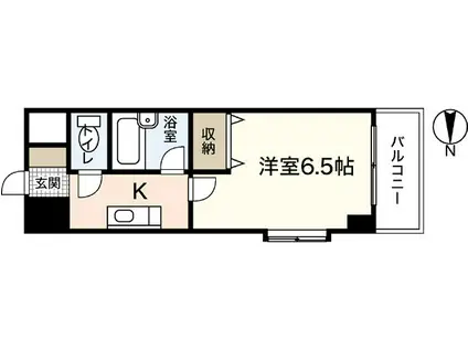 エイトプラザ横川(1K/7階)の間取り写真