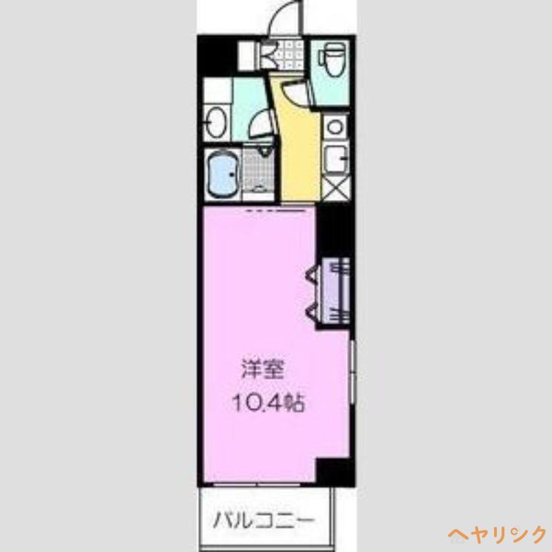 セントフィオーレ上名古屋(1K/7階)の間取り写真