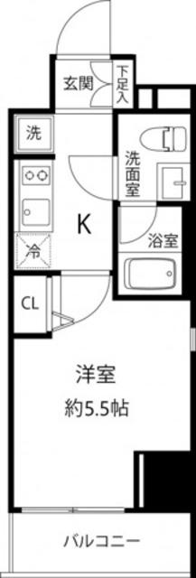 T′S GARDEN東池袋(1K/11階)の間取り写真