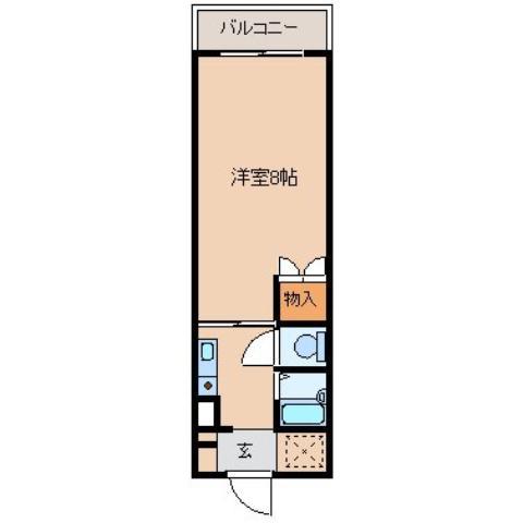 SYM LIFE(1K/4階)の間取り写真