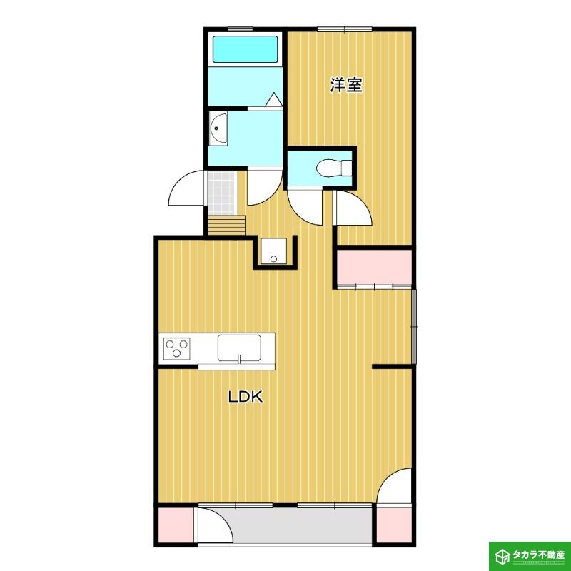 第3みのりマンション(1LDK/5階)の間取り写真