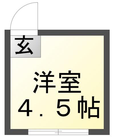 メゾン千里山(ワンルーム/5階)の間取り写真