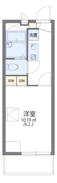 レオパレスエアフォルク(1K/2階)の間取り写真
