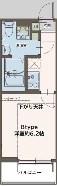 AGRANDE ODAKYU-SAGAMIHARAIV(1K/3階)の間取り写真