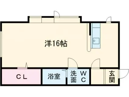 サンホーム館RB(ワンルーム/2階)の間取り写真