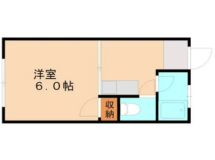 コーポニュー日吉(1K/1階)の間取り写真