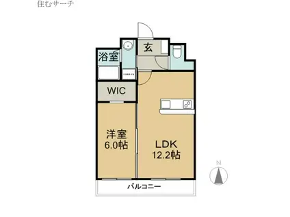 アネックス(1LDK/3階)の間取り写真