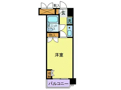 メゾン・ド・リッシュ(1K/4階)の間取り写真