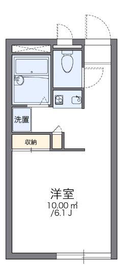 レオパレスベルフォール(1K/2階)の間取り写真