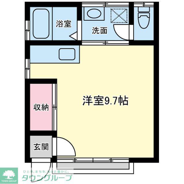 ハイツ26(ワンルーム/1階)の間取り写真