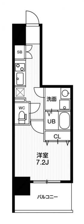 エヌステージ八王子(1K/6階)の間取り写真