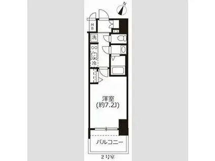 アドバンス名古屋モクシー(1K/12階)の間取り写真