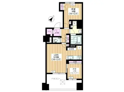 プラウドシティ小竹向原グランドコート(2LDK/6階)の間取り写真