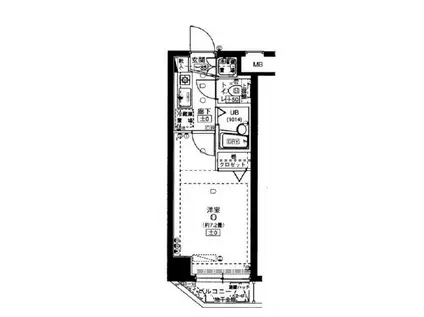 シンシア蒲田セカンドステージ(1K/2階)の間取り写真