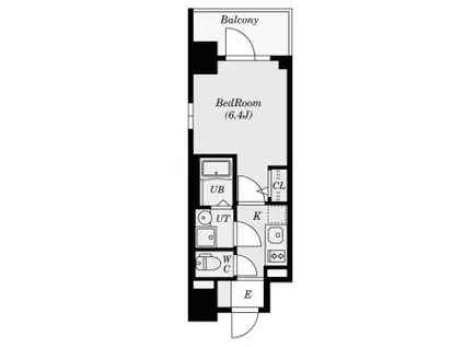 エスリードレジデンス神戸兵庫駅前(1K/15階)の間取り写真