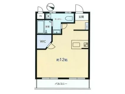 北軽井沢第二マンション(ワンルーム/2階)の間取り写真