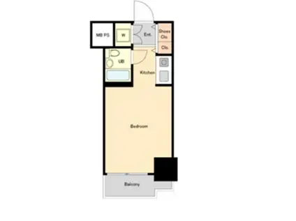 パレドール文京メトロプラザ I(ワンルーム/7階)の間取り写真