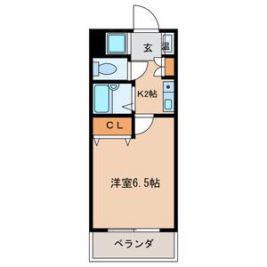 セントラルパークハイツ(1K/3階)の間取り写真