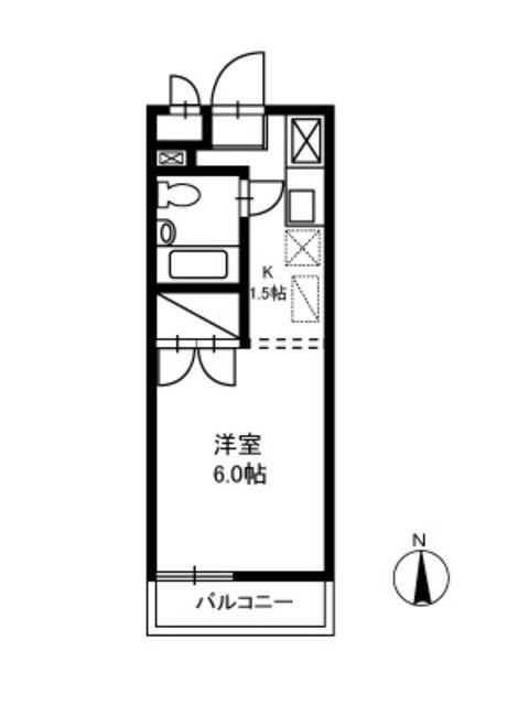 アーバンライフ(1K/3階)の間取り写真