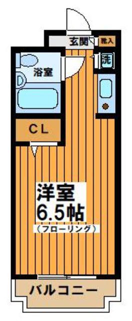 ライフポイント方南町(ワンルーム/1階)の間取り写真