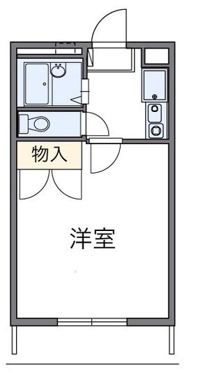 レオパレスエスペランサ(1K/3階)の間取り写真