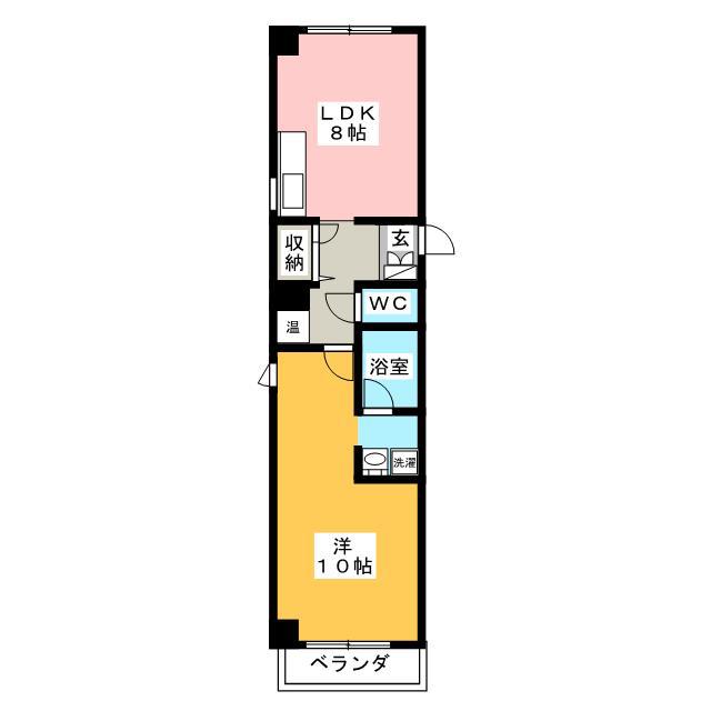 LE・DOME(1LDK/6階)の間取り写真